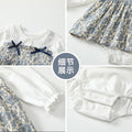 Newborn baby clothes autumn fashion girl's romper dress princess floral hundred days long sleeve bodysuit autumn