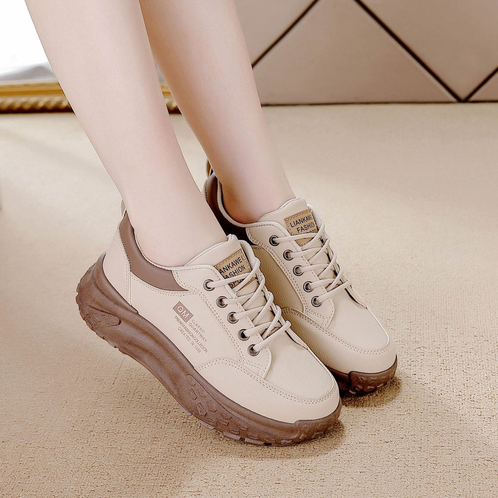 2025 spring new dad shoes women's shoes easiest for match shock absorption sports shoes casual shoes spring & fallthick sole women's shoes ins trend