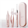 Metal luminous ear spoon ear clip kids rechargeable ear spoon suit baby ear tweezers nose clip ear picking tool