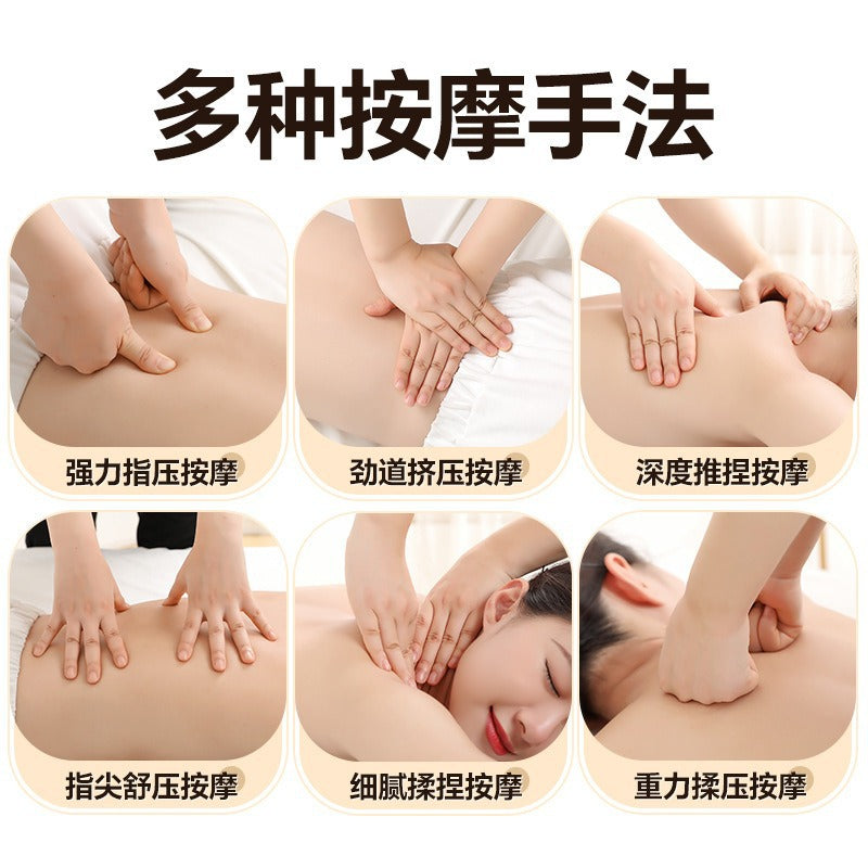 Cervical spine massage pillow ergonomic curvature cross-border wholesale kneading hot compress massage cushion waist back full body massage