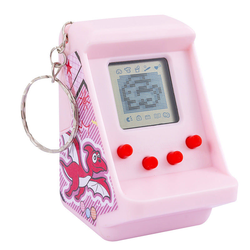 mini handheld arcade digital pet feeding kids toys nostalgic classic slot machine hanging ornaments gifts