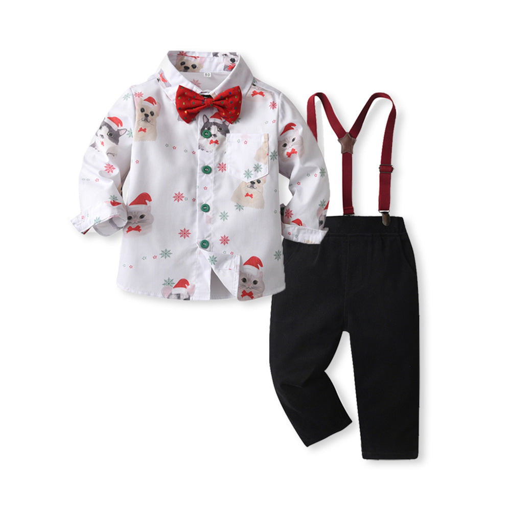 Kids autumn clothing men's clothing export children's clothing boys gentleman's first birthday dress flower girl performance clothing children's clothing boys spring clothing