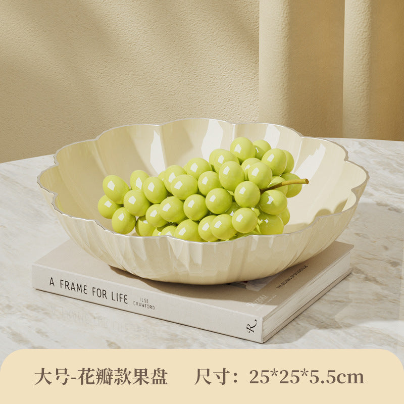 Dried fruit box Creative candy box Household dried fruit plate Combination grid with cover Living room Chinese New Year fruit melon seed candy plate