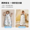 Baby sleeping bag summer thin gauze bamboo cotton kids one-piece vest baby anti-kick quilt