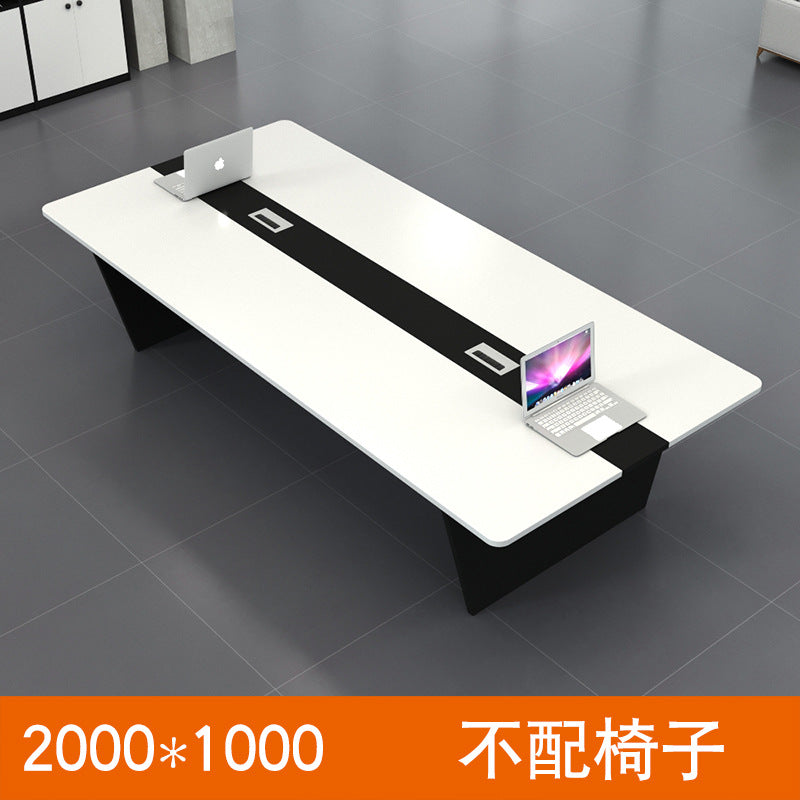 Conference room conference table long table simple modern training table strip table chair meeting large table combination
