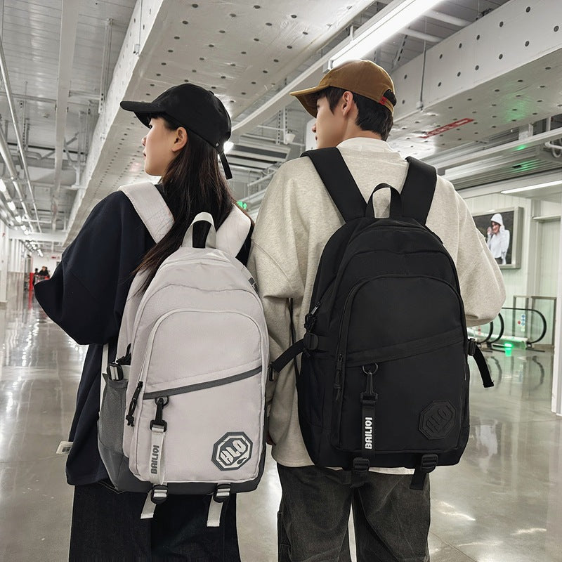 2025 new arrival: factory direct, high-capacity, durable, water-resistant fabric backpack - minimalist, trendy, and cool for middle school students