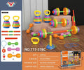 Children's arc bell barbell dumbbell three-in-one [576c]