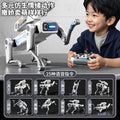 Camera-enabled programmable robot dog - water-shooting electric remote control robot dog toy - electronic pet birthday gift for kids