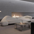Scandinaviancasual curved fabric creative sofa designer accessible luxury beauty salon store reception special-shaped casual sofa
