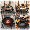 Factory wholesale portable bbq grill outdoor camping bbq rack for home fire pit cooking tea picnic barbecue grill barbecue rack