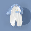 Baby rompers - spring/autumn collection - unisex long sleeve outfit - perfect for first steps & early autumn - trendy & adorable sleepwear