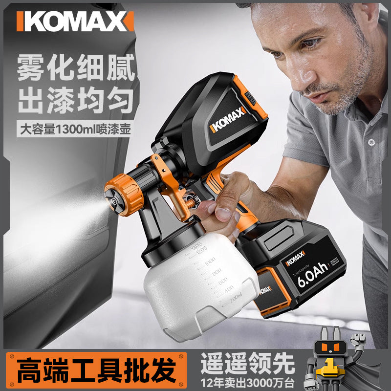 New arrival electric paint spray gun for home small lithium electric paint spray portable high atomization spray bottle latex paint handy gadget spray machine