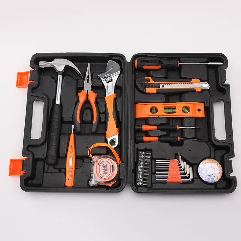 M size medium comprehensive combination toolbox Car emergency tool set Household carbon steel hardware tools 30 series