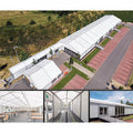Factory direct export industrial tent, temporary logistics storage warehouse tent, outdoor large aluminum alloy warehouse tent