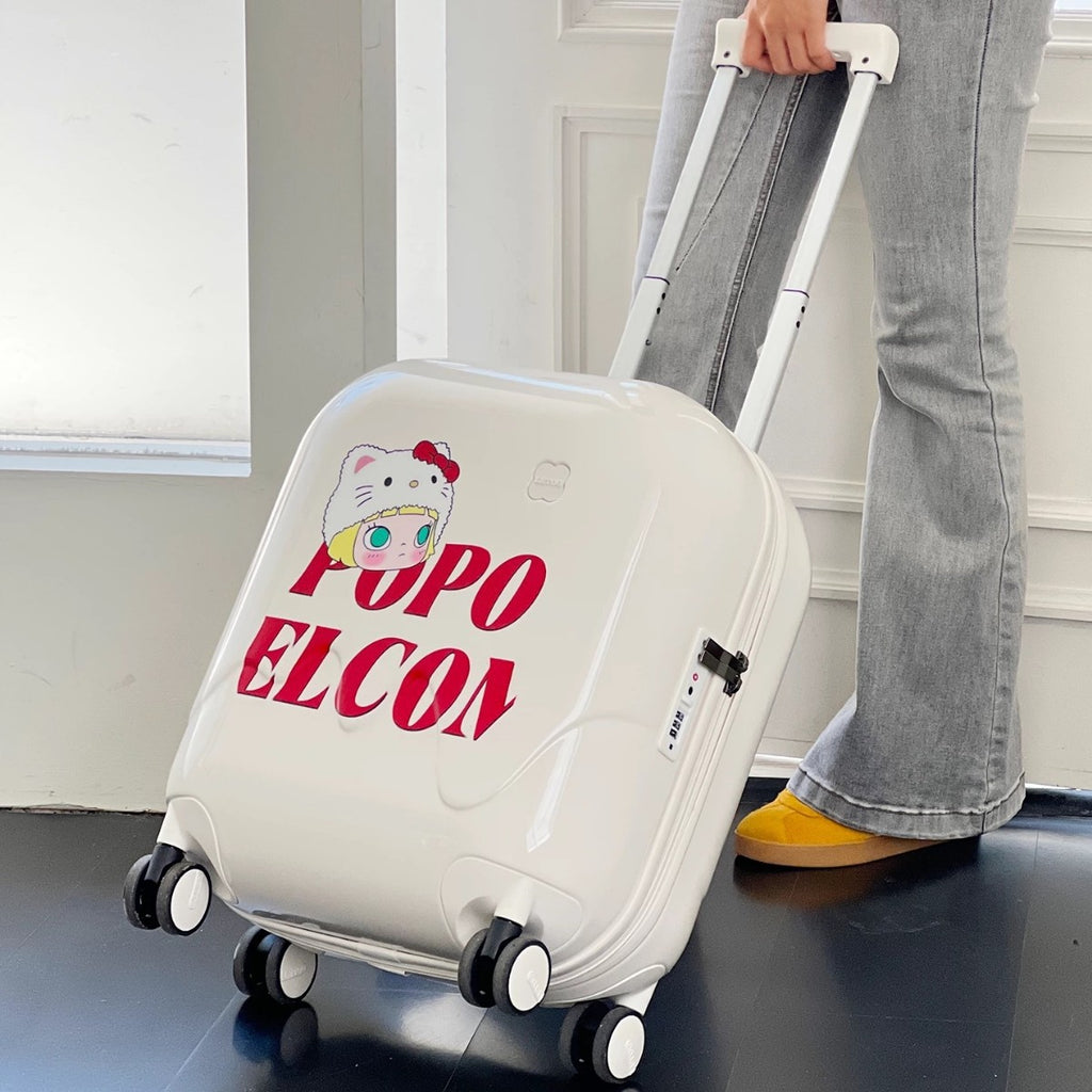 Children's suitcase 20-inch boarding case 24-inch trolley case 26-inch anti-drop suitcase Password box Gift bag