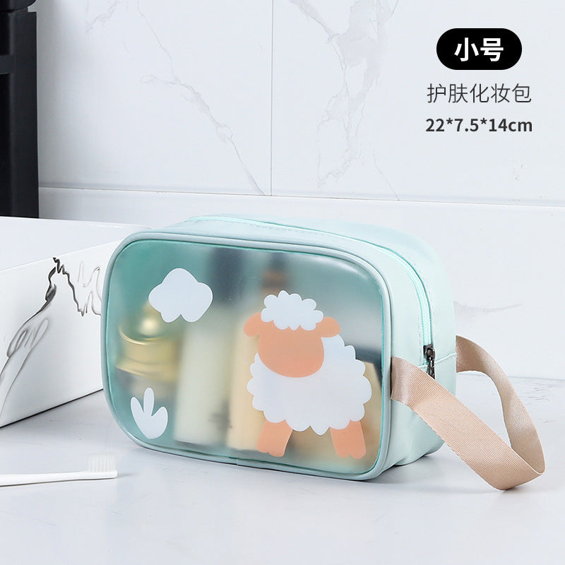 Portable Children's Cartoon Bath Bag Beach Bag Fitness Swimming Dry and Wet Separation Wash Bag PVC Storage Bag
