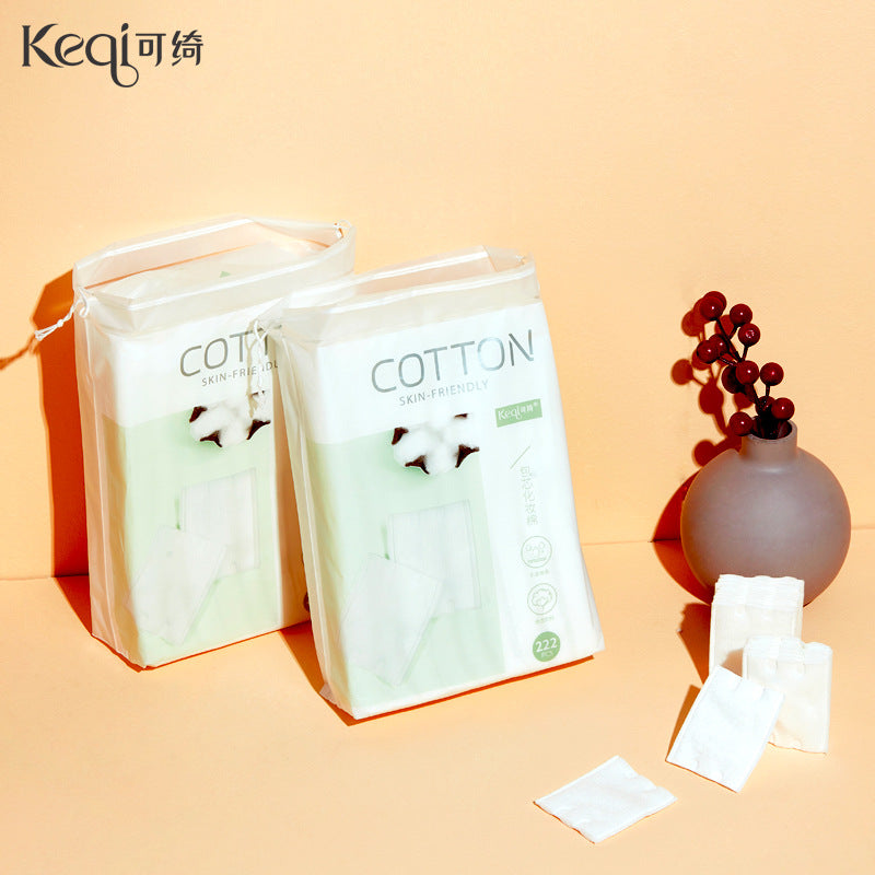 Keqi cotton pads, disposable nail polish remover cotton, three-layer thickened beauty salon makeup remover cotton, soft, skin-friendly, hydrating, hot-selling