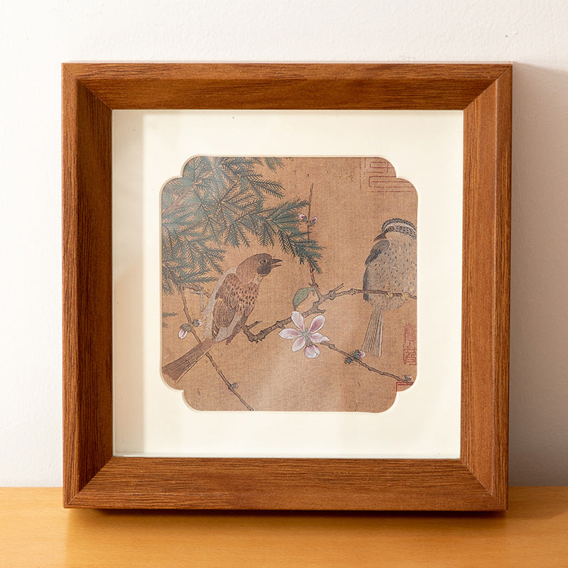 Photo frame table handmade DIY imitation decoration national style gift cardboard mounted 8 inch picture frame wall hanging salon holiday picture frame