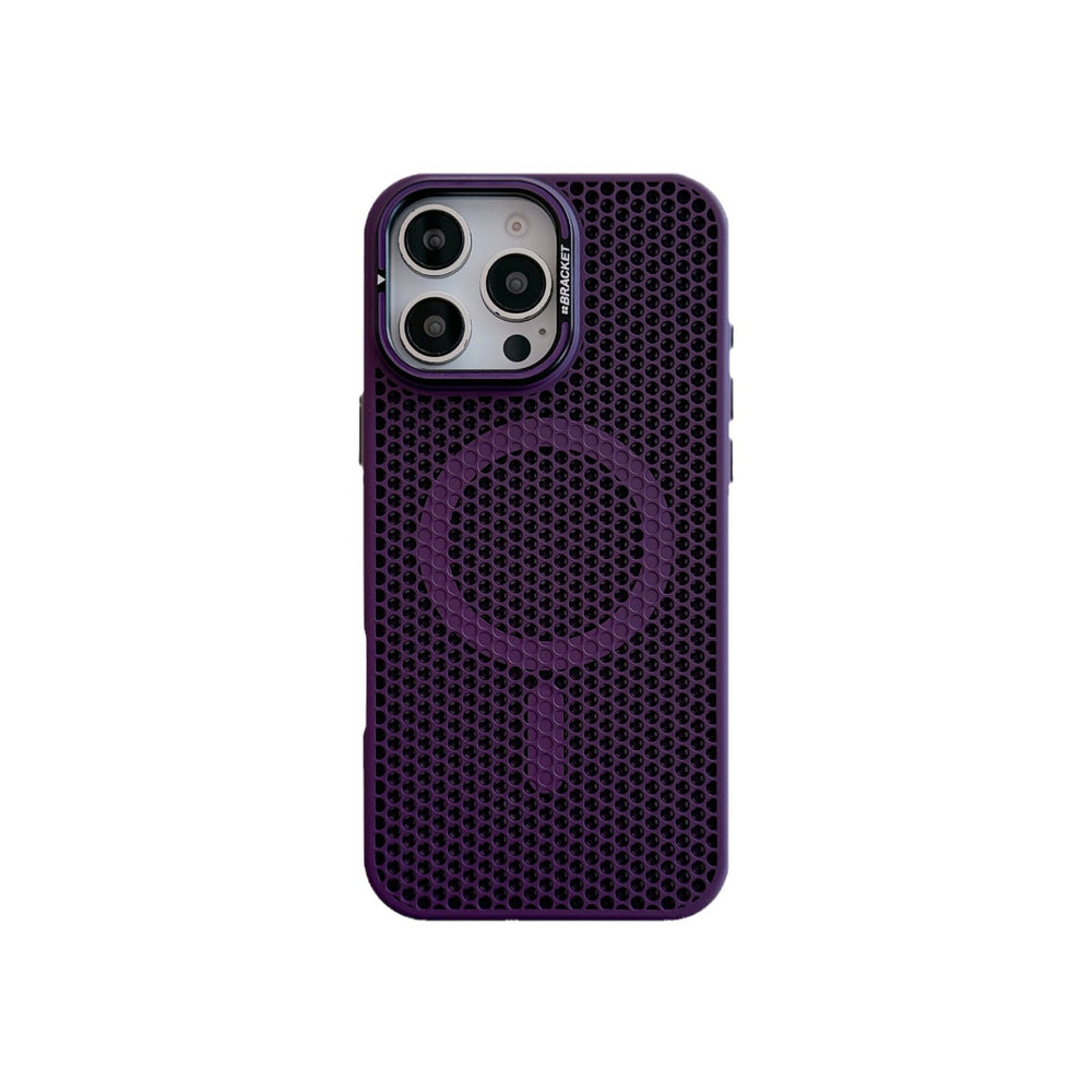 Premium mesh lens protection iphone 15/17 pro max case - breathable & heat dissipating for apple 14