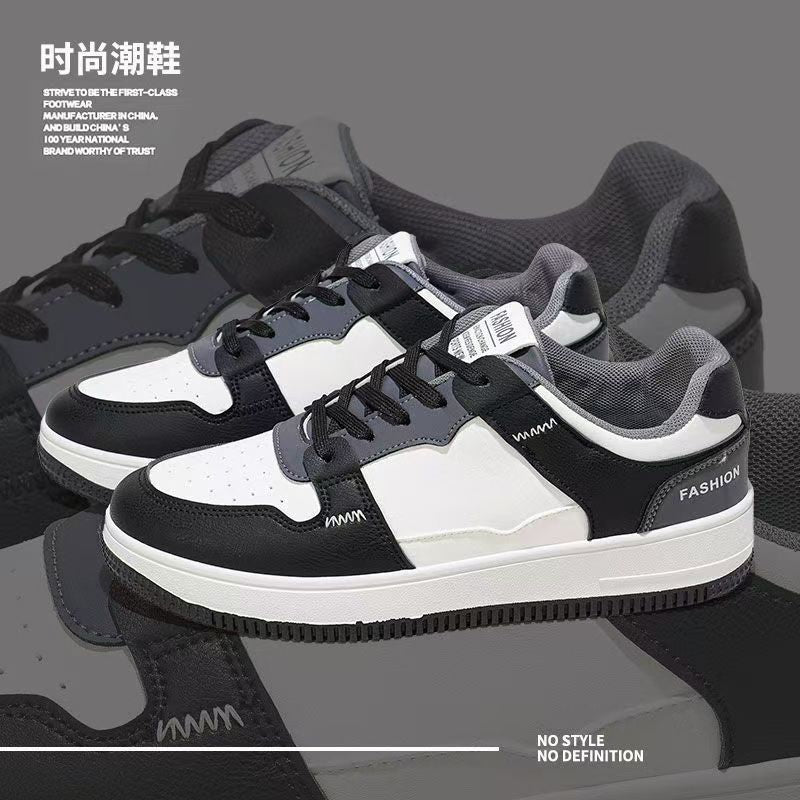 2026 new spring hot-selling men's shoes: stylish and versatile skate shoes, thick-soled, wear-resistant casual sneakers, trendy student shoes for men