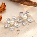 European and american cross-border metal lava flower earrings - luxury, high-end, niche design, fashionable and versatile earrings wholesale