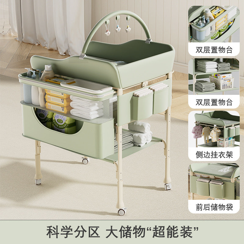 Changing table, baby care table, diaper changing table, newborn bathing & massage table, foldable multifunctional