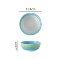 Japanese retro kiln-change exquisite afternoon tea solo serving stylish plating restaurant hotel high-value bowl, plate, and dish set