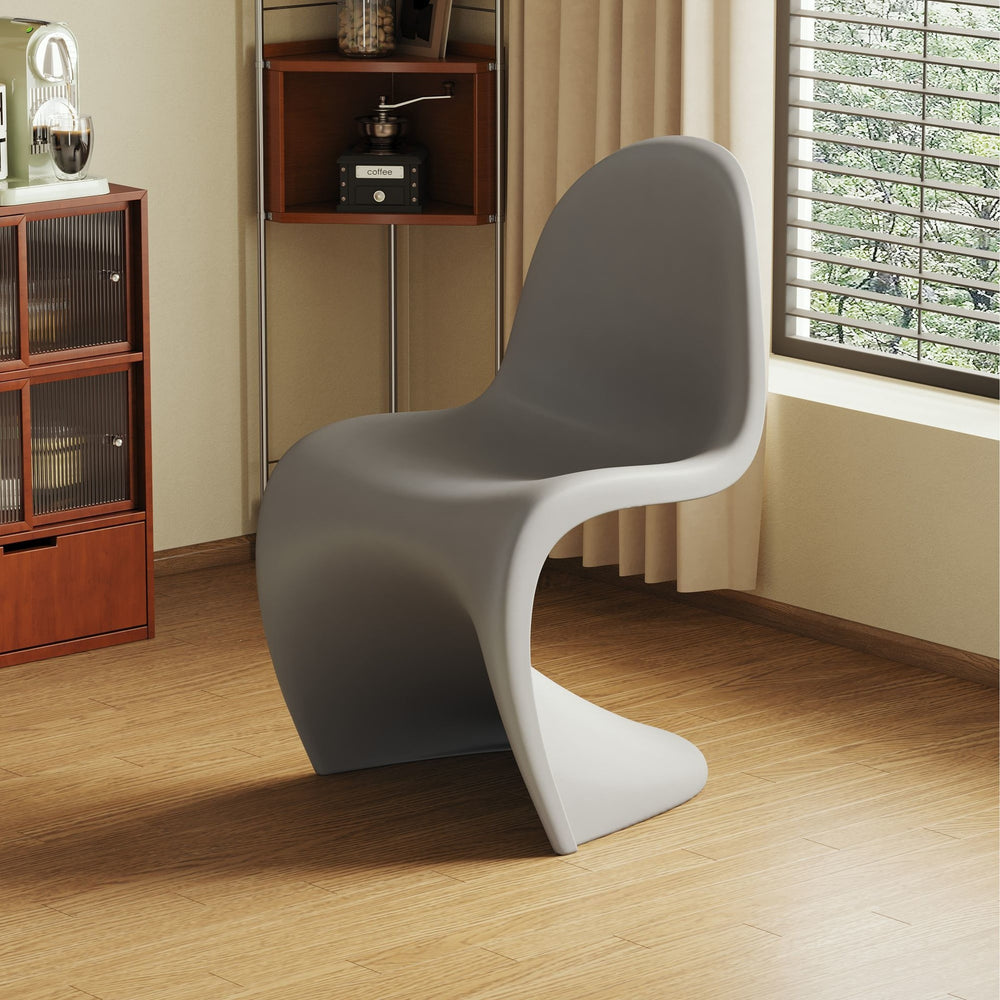 Simple modern for homethickened dining chair scandinavian stackable plastic back chair designer popular makeup chair