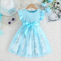 spring/summer girls' mesh casual dress - dropshipping available