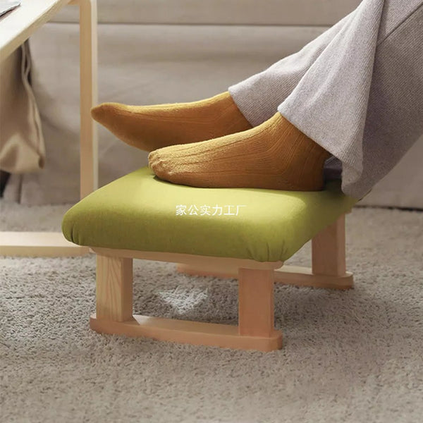 Office foot pad workstation foot pedal heightening board under table foot stool sofa foot stool anti-warping Erlang legs