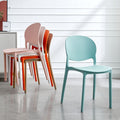 Scandinavian modern casual plastic chair for home backrest dining chair casual study chair stool restaurant chair scandinavian style