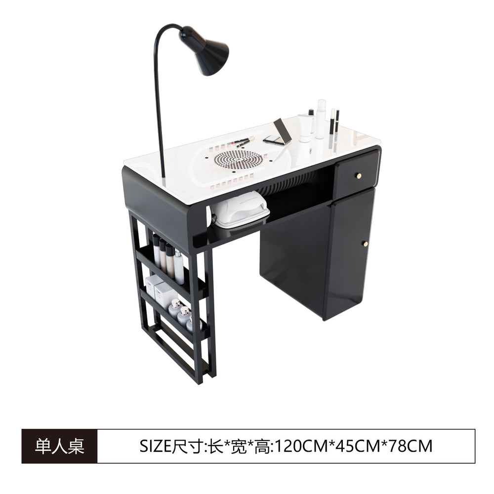 Manufacturer's new arrival widened porcelain manicure shop girls manicure table makeup chair multi-functional manicure table table and chair suit