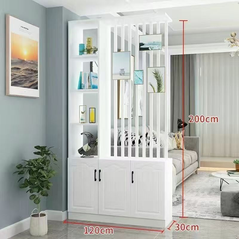 Entrance door shoe cabinet, entrance cabinet, all-in-one screen partition, living room cover, wine cabinet, storage rack, prosperous decoration cabinet