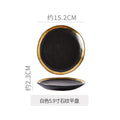 6inch plate-black