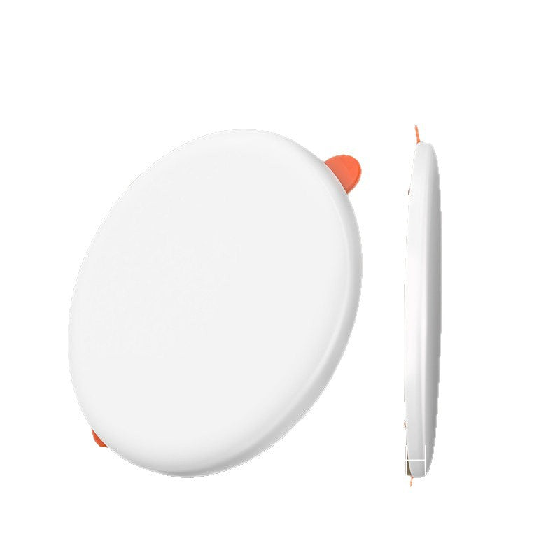 Full spectrum frameless panel light ultra thin downlight free drilling 2inch 3inch 4inch 6inch round recessed hole light