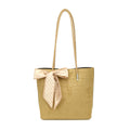 2025 new cross-border women's bag: minimalist, fashionable, retro, large capacity, letter print, handbag, shoulder bag, tote bag
