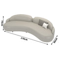 Two-seater, light gray