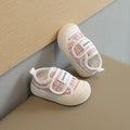 Spring & fallkids canvas shoes girl sneakers biscuit shoes kids shoes soft bottom tweed style baby shoes 1-4 years old