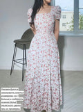 Women's  summer new arrivals: plus size french retro slimming sweet dress