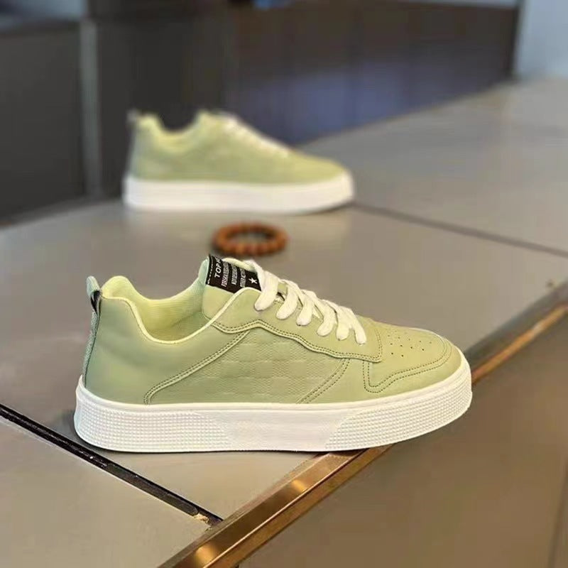 Panda color men's shoes autum breathable live broadcast men's sneakers casual leather shoes white shoes trendy shoes men's wholesale