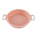 new silicone air fryer baking pan cake mold - high temperature resistant, easy release, round shape, home baking tool