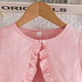 summer bow-printed cami dress + solid color jacket fashionable sweetheart european and american style pinafore dress girls' set