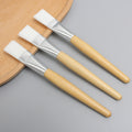 Beauty brush wooden pole facial mask brush beauty tool makeup brush solid wooden pole residual powder blush powder bottom loose powder brush