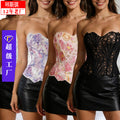 Xiyin corset european and american mesh breathable palace corset shaping slimming look abdominal support chest corset for women