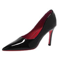 Black pointed-toe, red-soled, comfortable high heels for women, 2026 early spring new arrival, sexy and versatile stiletto pumps with a side cutout