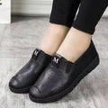 Soft leather soft bottom ladieswear shoes flatsabrasion resistantwaterproofbows work shoes wechat group purchase live broadcast one piece dropshipping