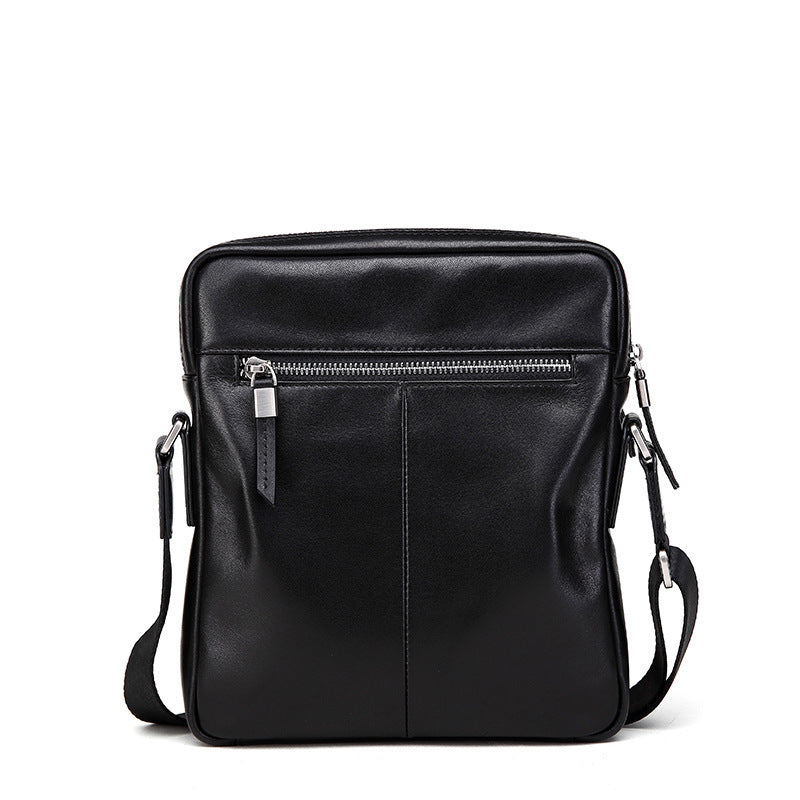 Men's shoulder bag diagonal span bag crossbody leather soft leather bag business first layer cowhide one piece delivery portable