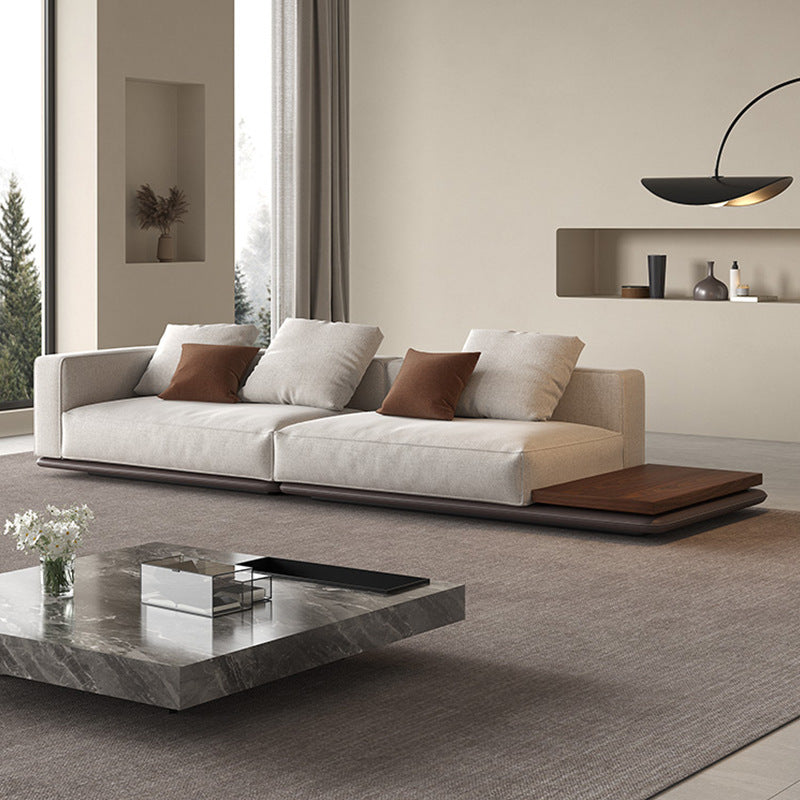 Italian normcore horizon genuine leather sofa casual modern house living room special shaped corner large flat sofa combination