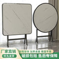 Foldable table dining table small apartment for eating and doing homework round table rental room dormitory portable stall square table