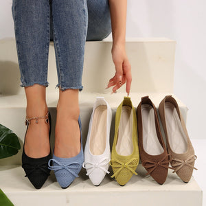export women's flats:  new collection - knitted loafers, flat shoes, low-cut flyknit shoes, plus size women's footwear